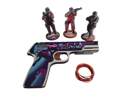 Купить Пистолет резинкострел лак с мишенями в ассортименте во Пестово фото 10 Пистолет резинкострел лак с мишенями в ассортименте во Пестово фото 10